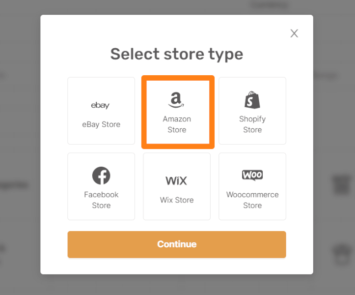Select Amazon Store To Connect To AutoDS