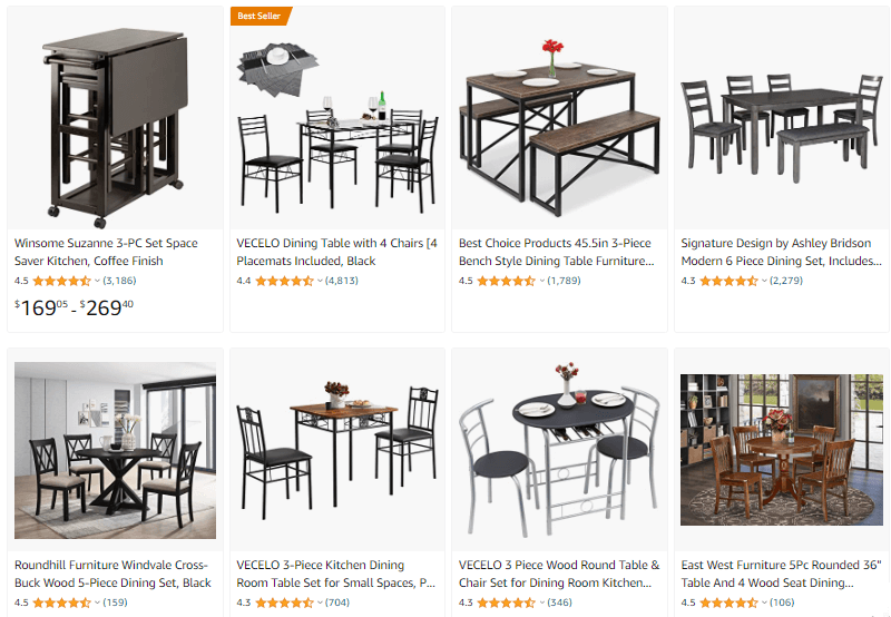Kitchen and Dining furniture dropshipping