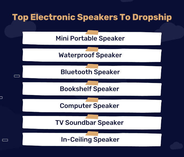 Top Dropshipping Electronic Speakers