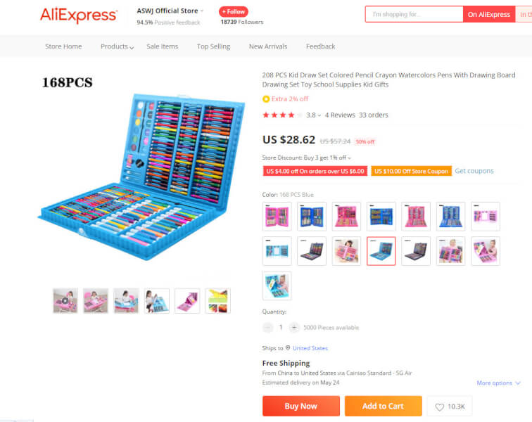 High Profit Margin Product Kids Drawing Set Supplier's Website