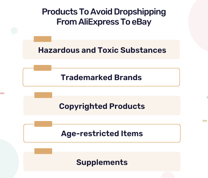 Product Categories That We Must Avoid Dropshipping From AliExpress to eBay