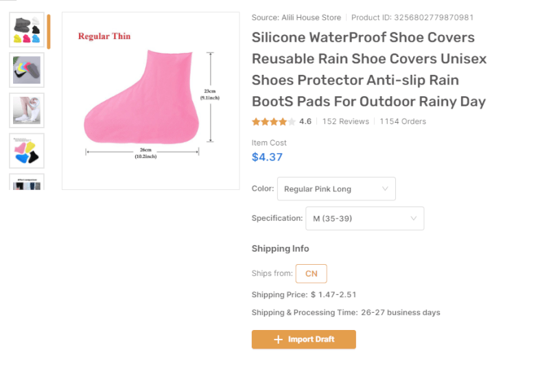 Waterproof Shoe Covers AutoDS