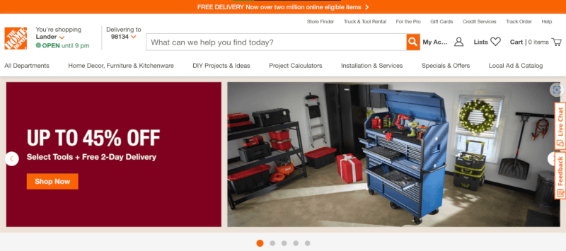The Home Depot supplier dropshipping to eBay