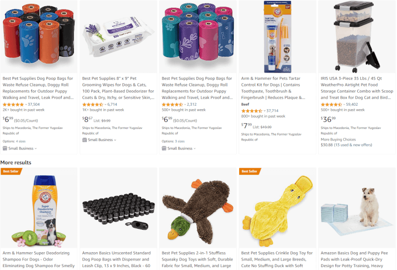Pet suppliers trending products