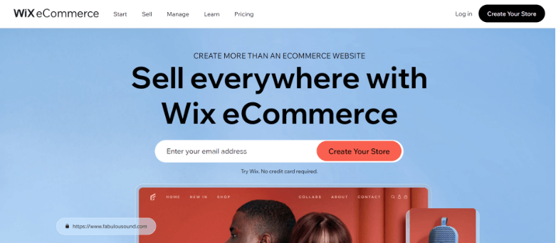 Wix Ecommerce website for dropshipping