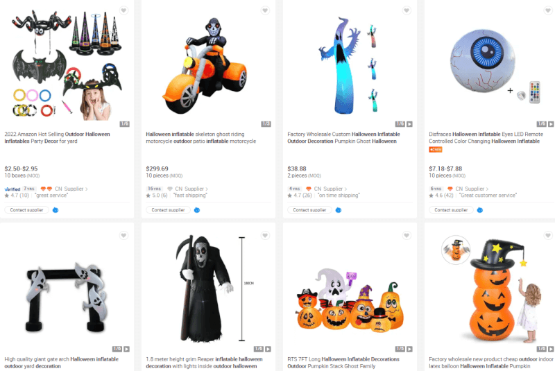 halloween dropshipping product inflatable outdoor decorations