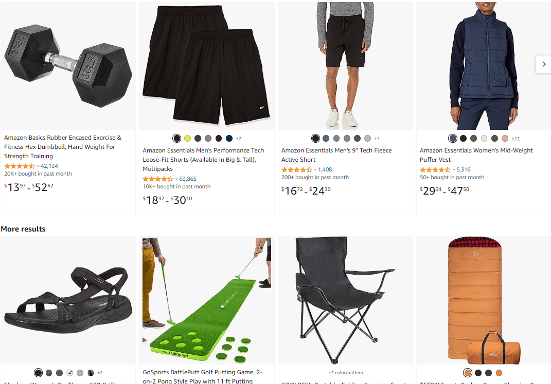 Sports & outdoors Amazon best-selling niche
