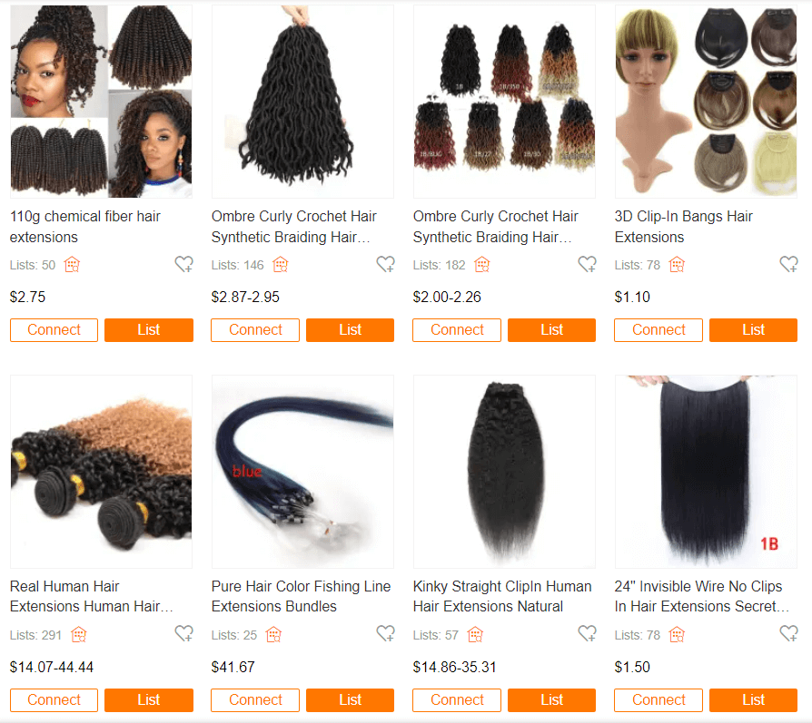 Hair Extensions CJDropshipping dropshipping beauty products