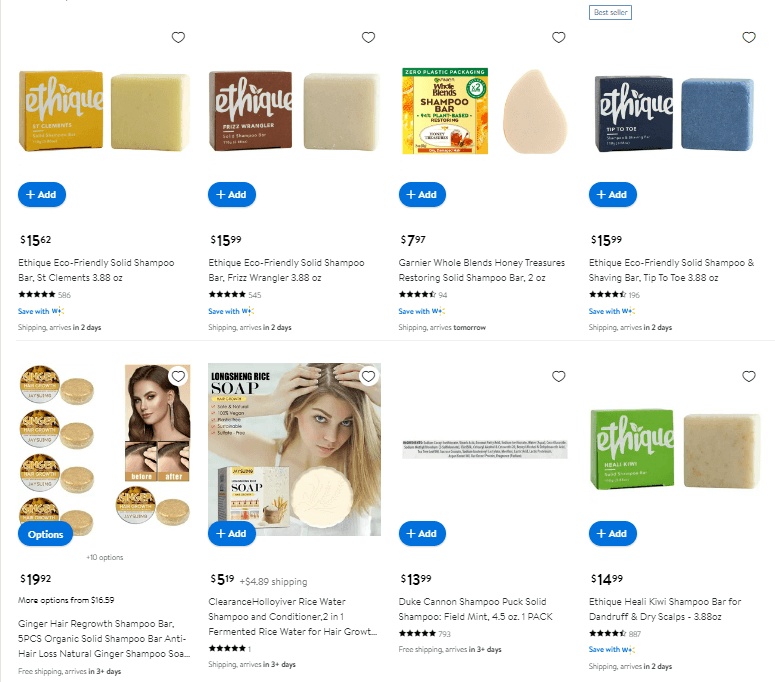 Solid Shampoo Walmart dropshipping beauty products