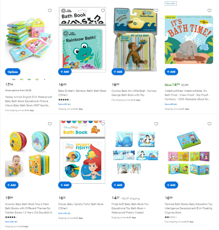 Baby Bath Books Walmart baby dropshipping products