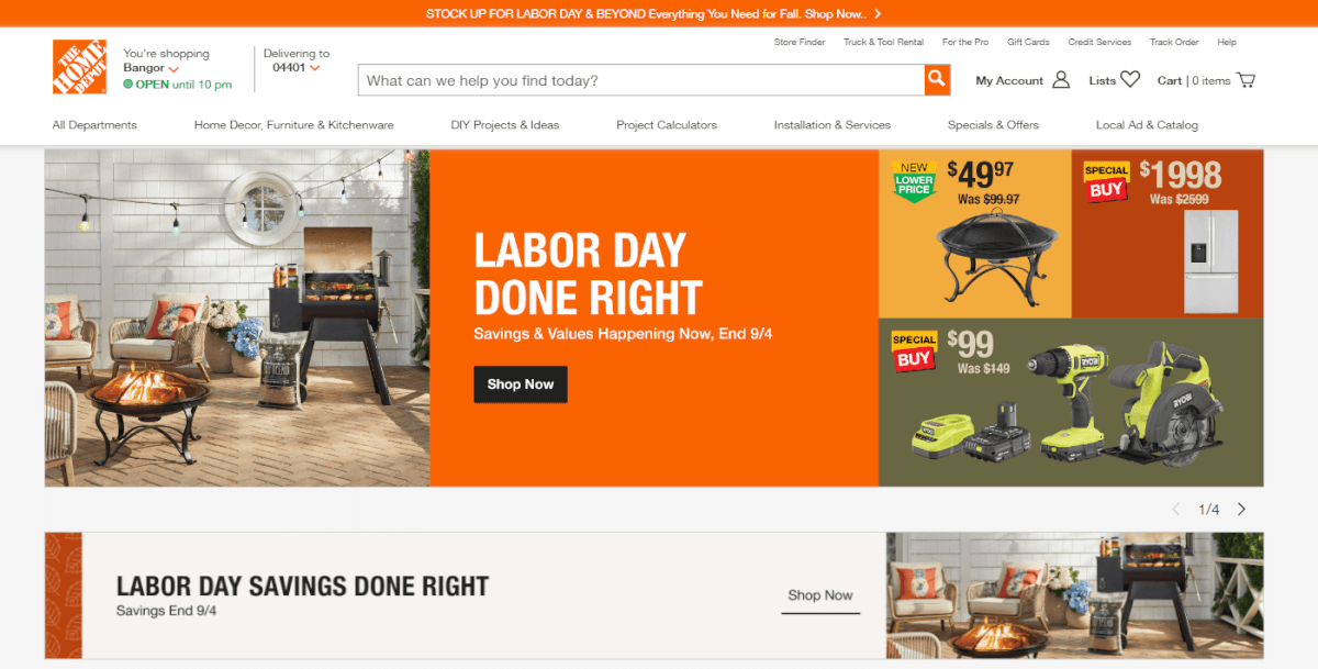 the home depot as etsy supplier
