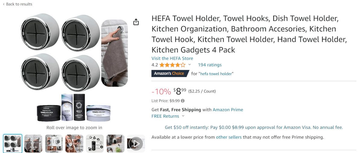 home and kitchen towel holder