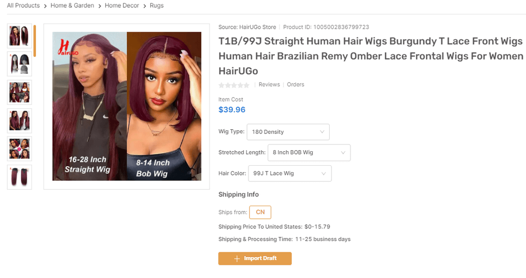 Straight Lace Front Wigs 100% Human Hair
