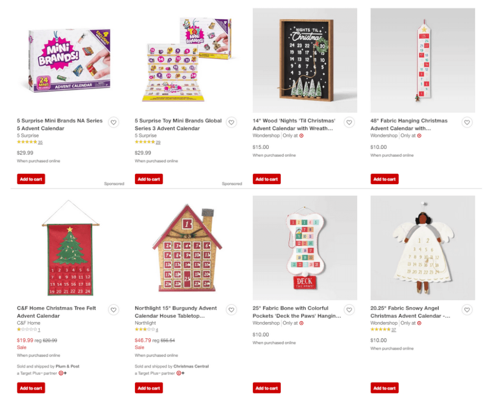 Christmas Advent Calendar Christmas Dropshipping Products