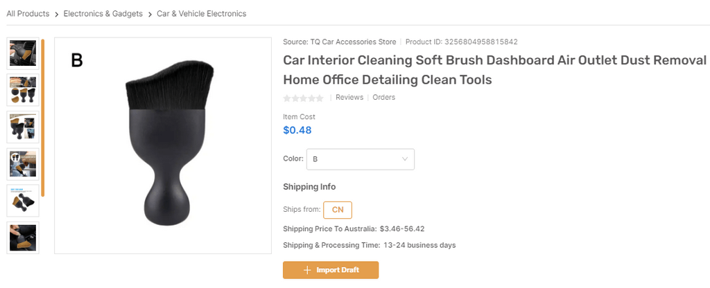 Car Interior Soft Cleaning Brush top 10 products to dropship in November 2023