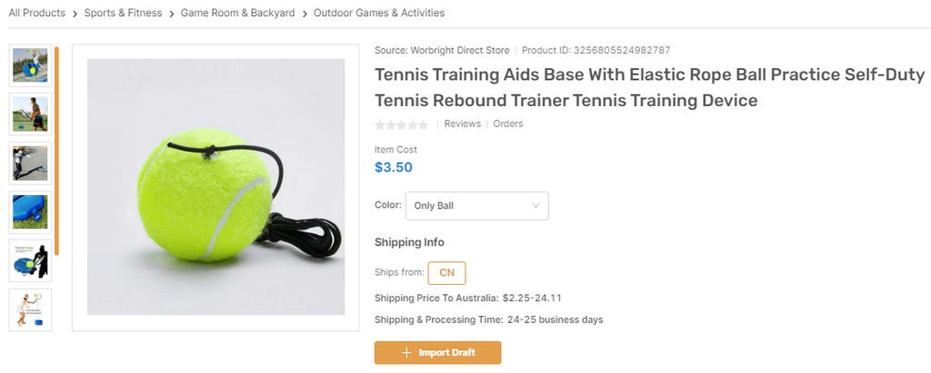 Tennis Training Set