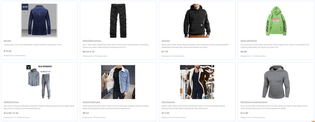 mens fashion- best niche for dropshipping 2024