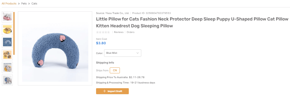 Calming Pet Pillow Ttop dropshipping products In December 2023