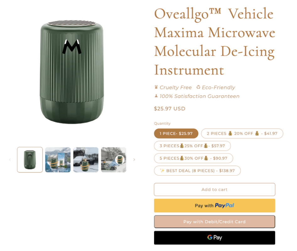 Vehicle Portable De-Icing Instrument sellers website top dropshipping products