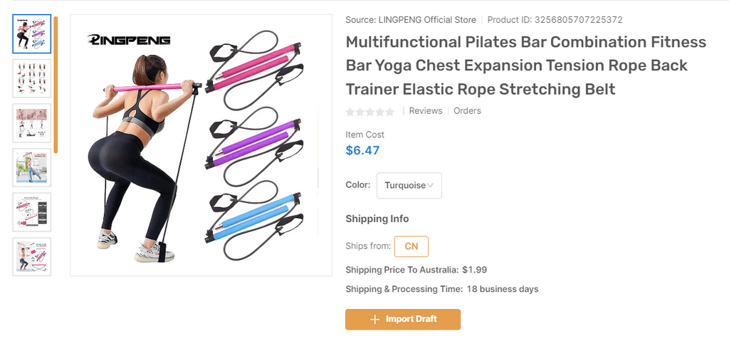 Multifunctional Pilates Bar eBay dropshipping products