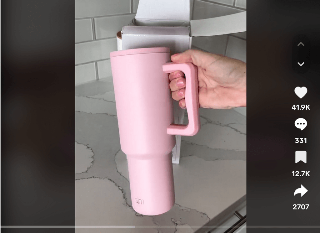 products to dropship stainless mug tiktok ad
