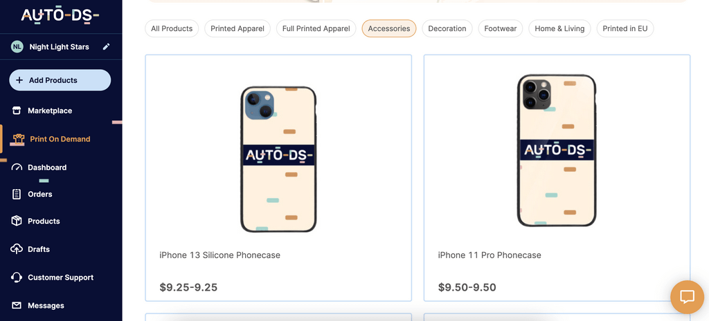 Print on demand product phone cases