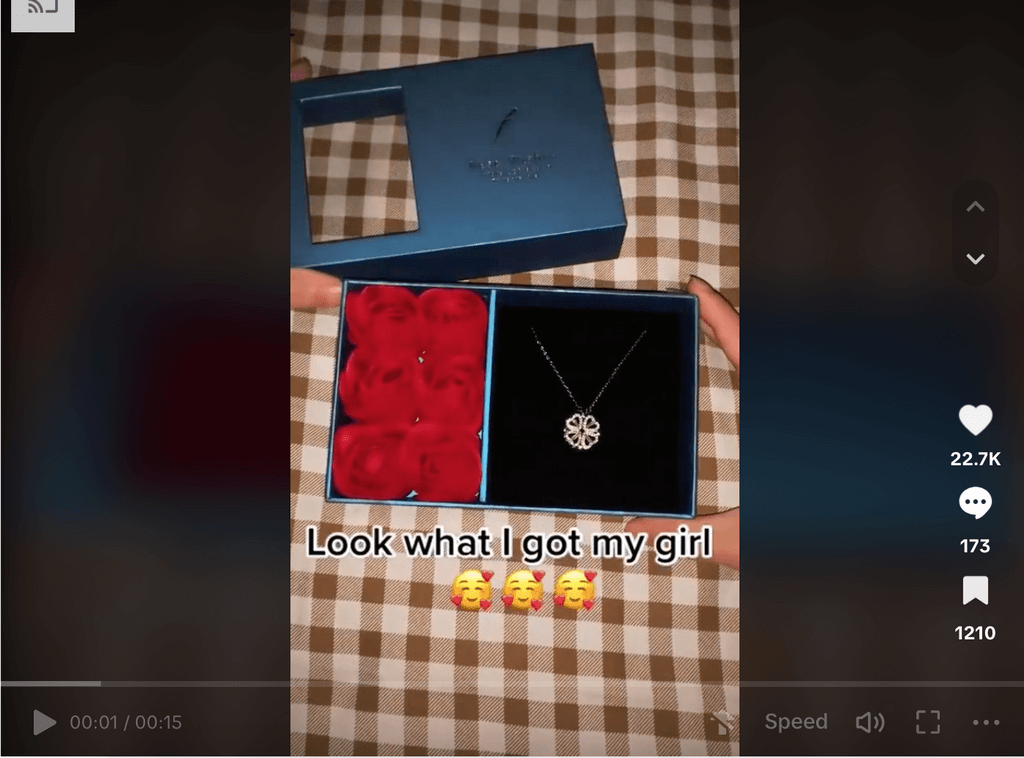 Products to dropship March magnetic necklace TikTok Ad