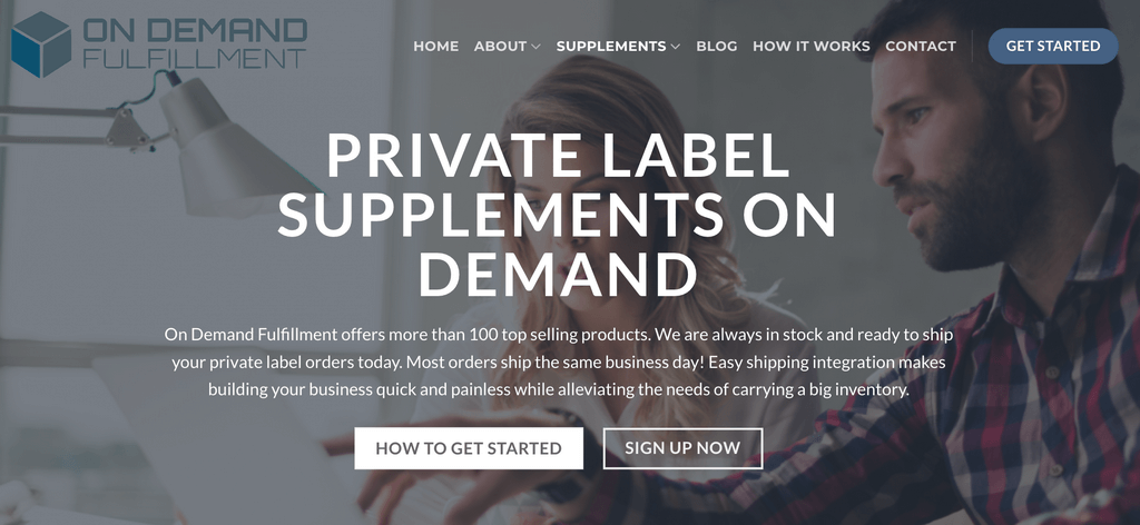private label supplements on demand