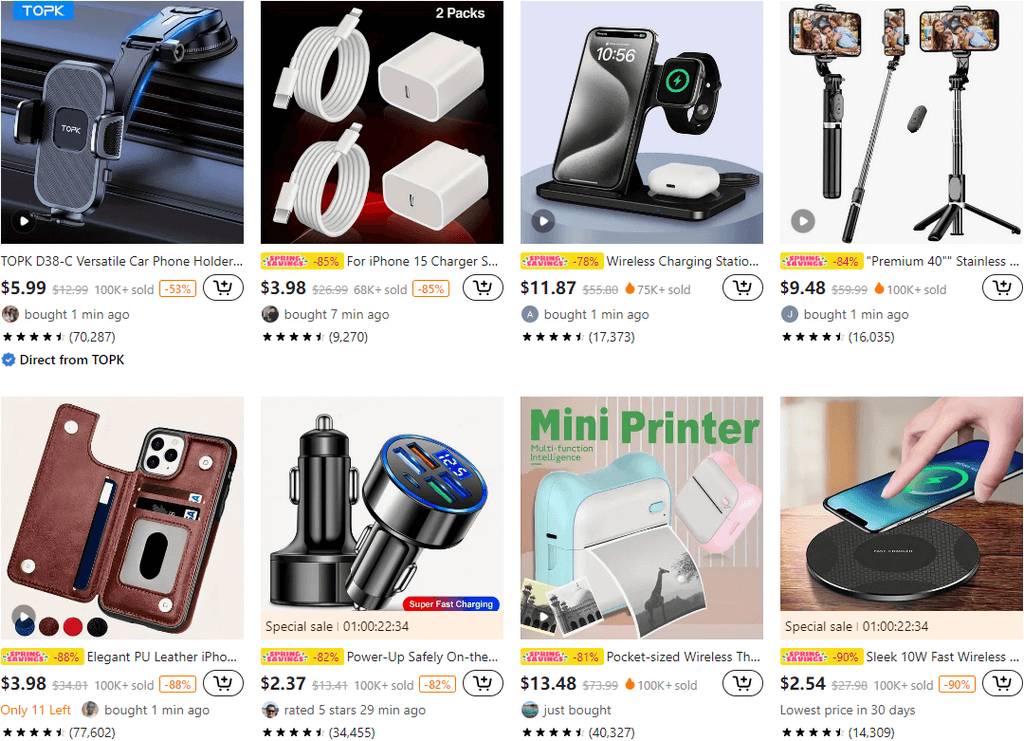 Cellphone Accessories best dropshipping categories