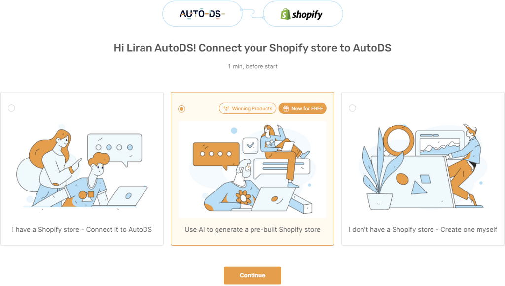 autods shopify store ai generator