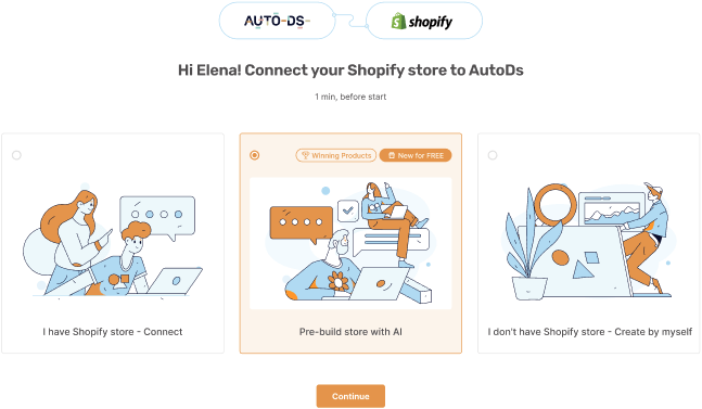 Prebuilt Shopify store with AutoDS