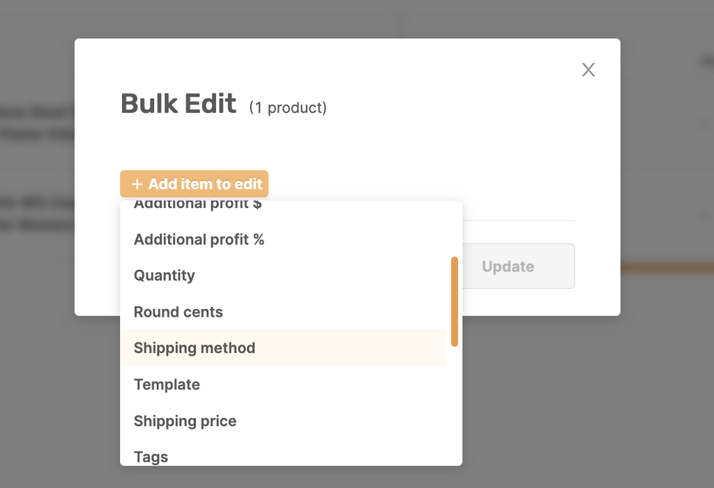 AutoDS product bulk edition