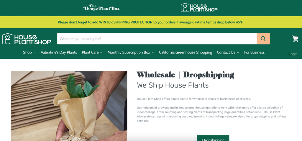 house plant box website