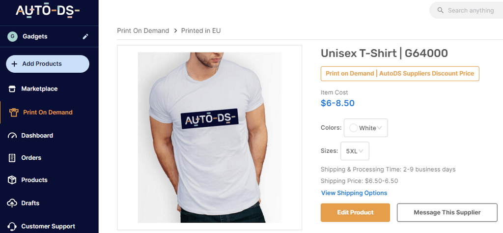 POD Unisex T-Shirts