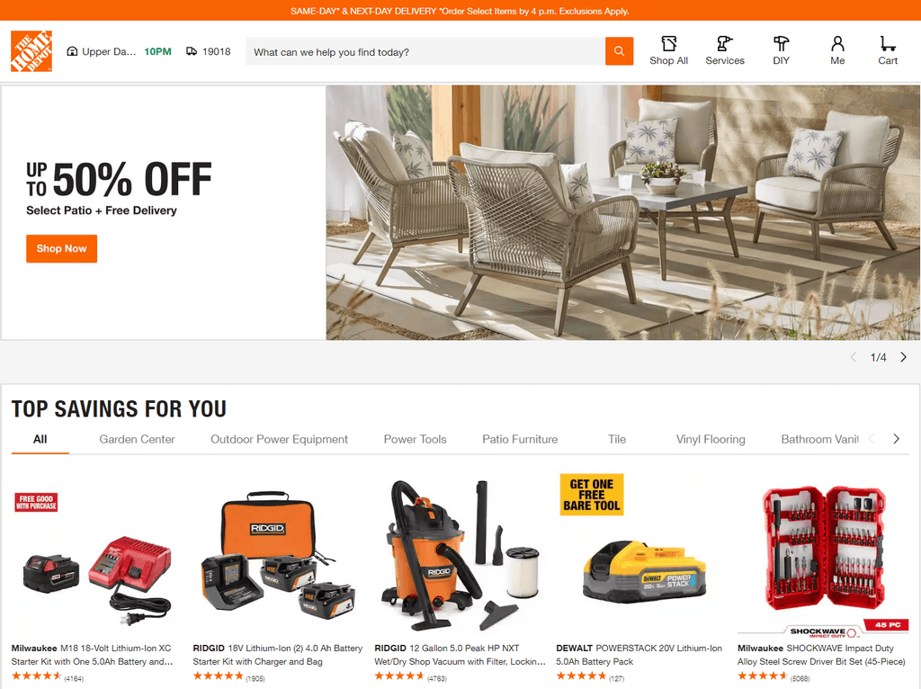 The Home Depot USA dropshipping supplier