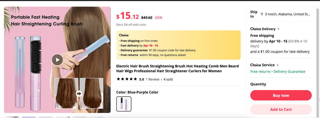 Electric Hair Brushes best items to dropship