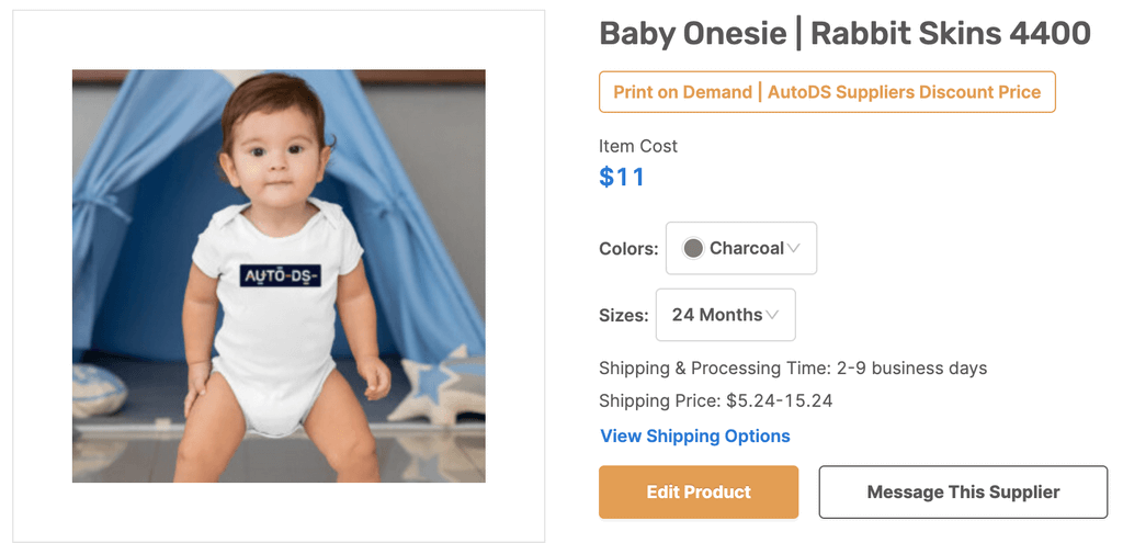 Dropship Baby Clothes By AutoDS POD
