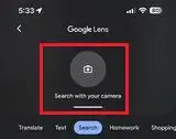 google lens search with your camera