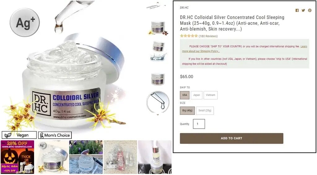 Face Mask private label dropshipping skincare
