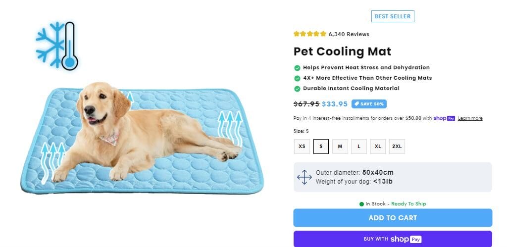 Summer Pet Cooling Mat Seller