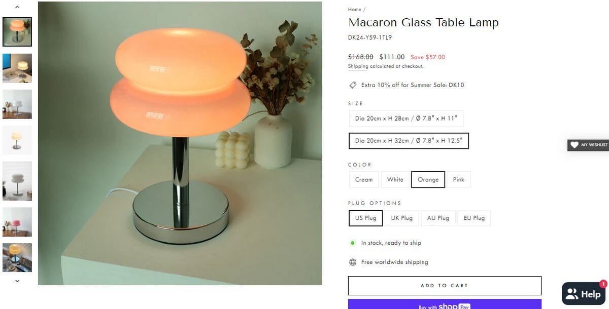 Design Bedroom Lamp Seller